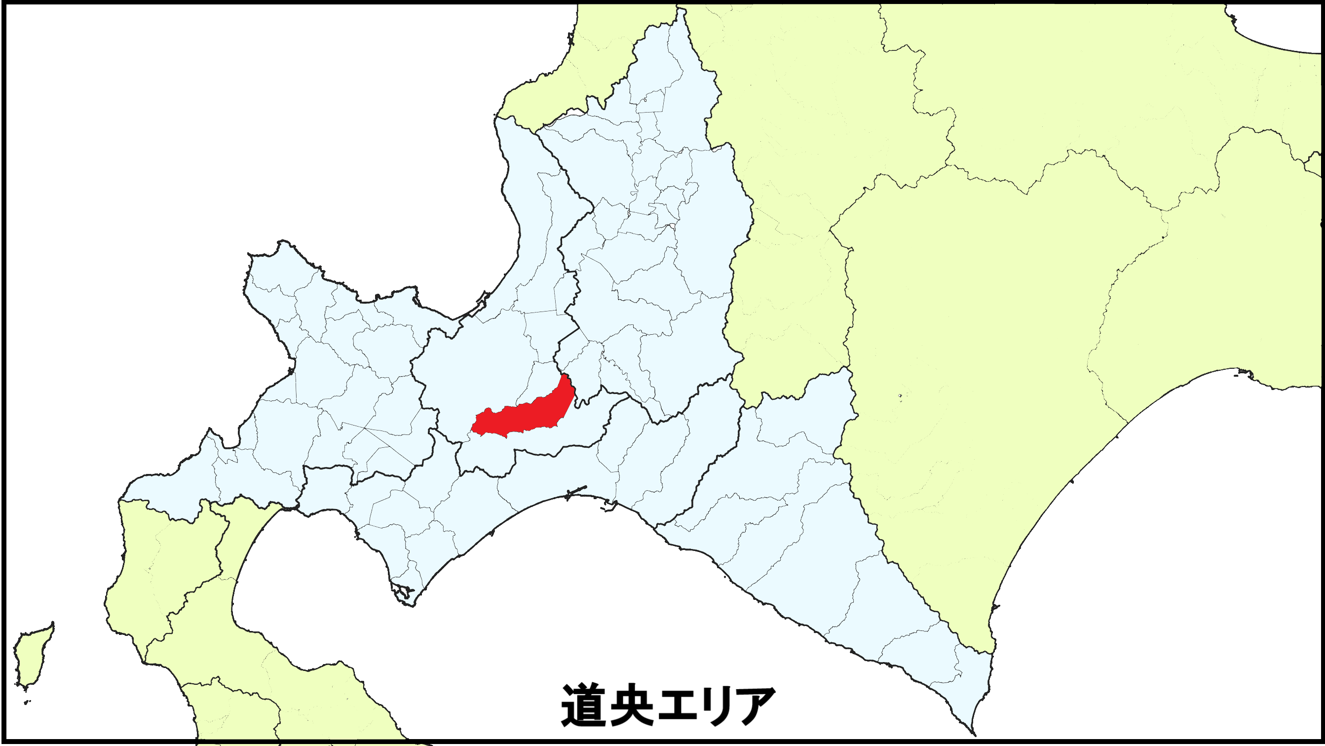 恵庭市位置図