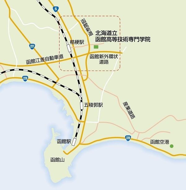 函館広域マップ