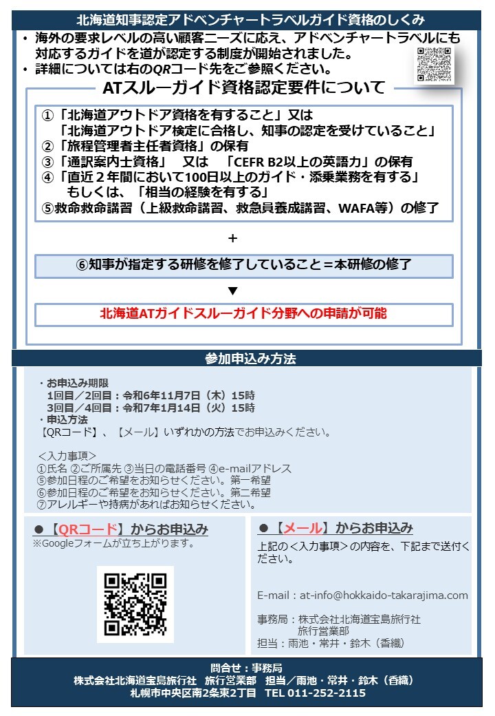 案内チラシ（裏面）