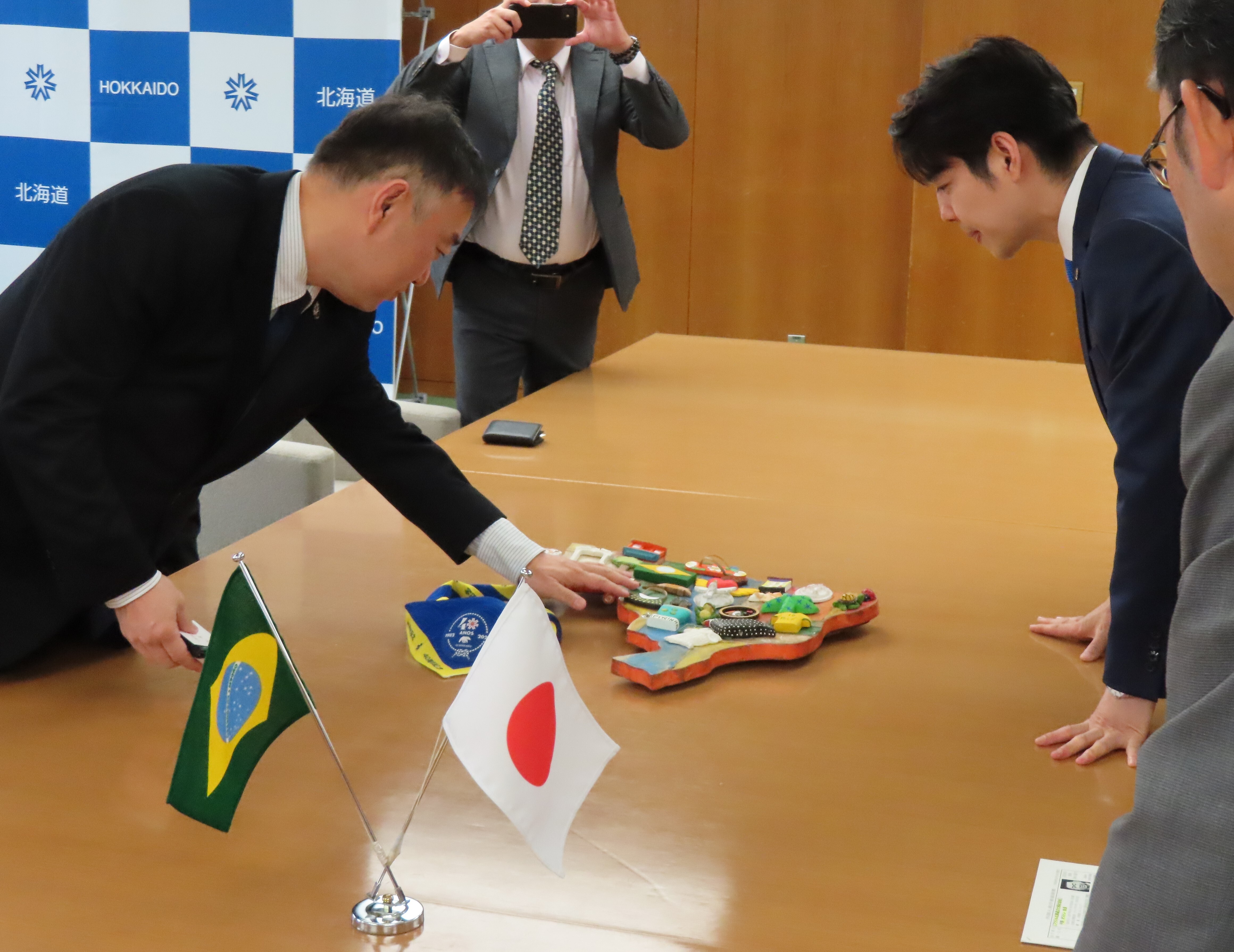 表敬の様子