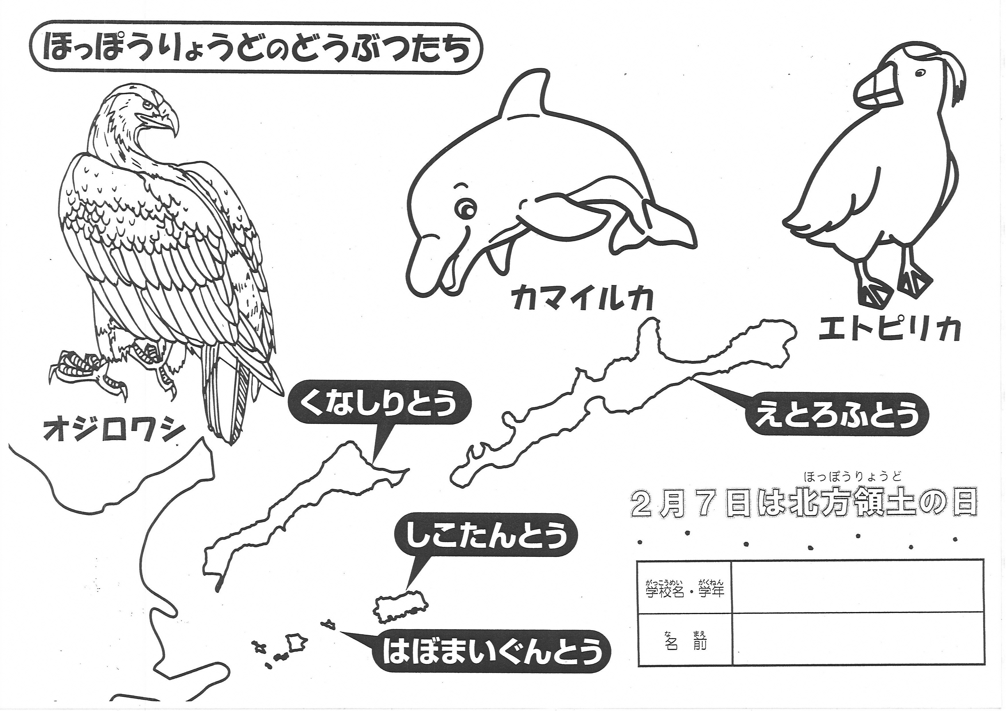 北方領土の動物たち