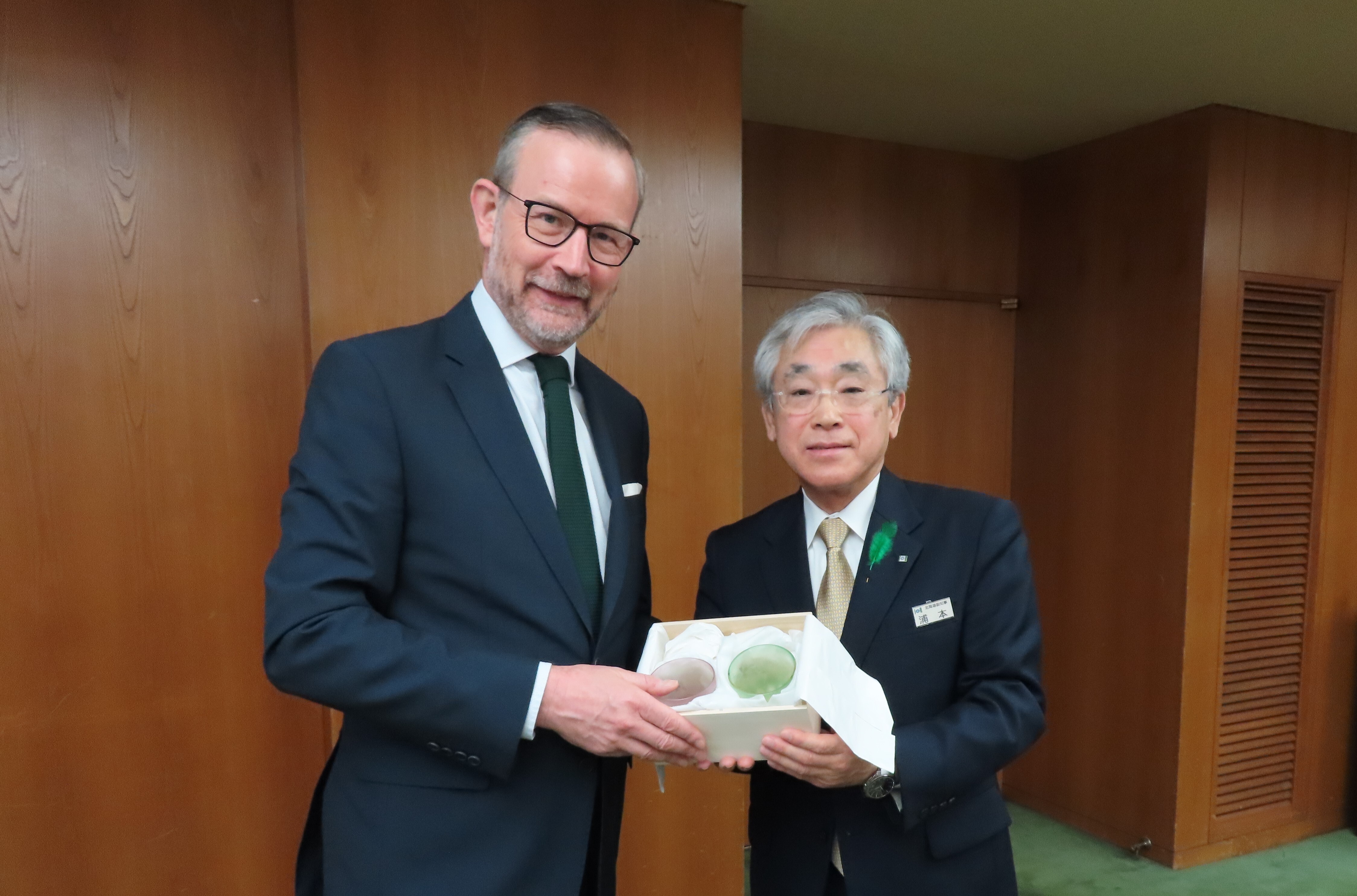 表敬の様子