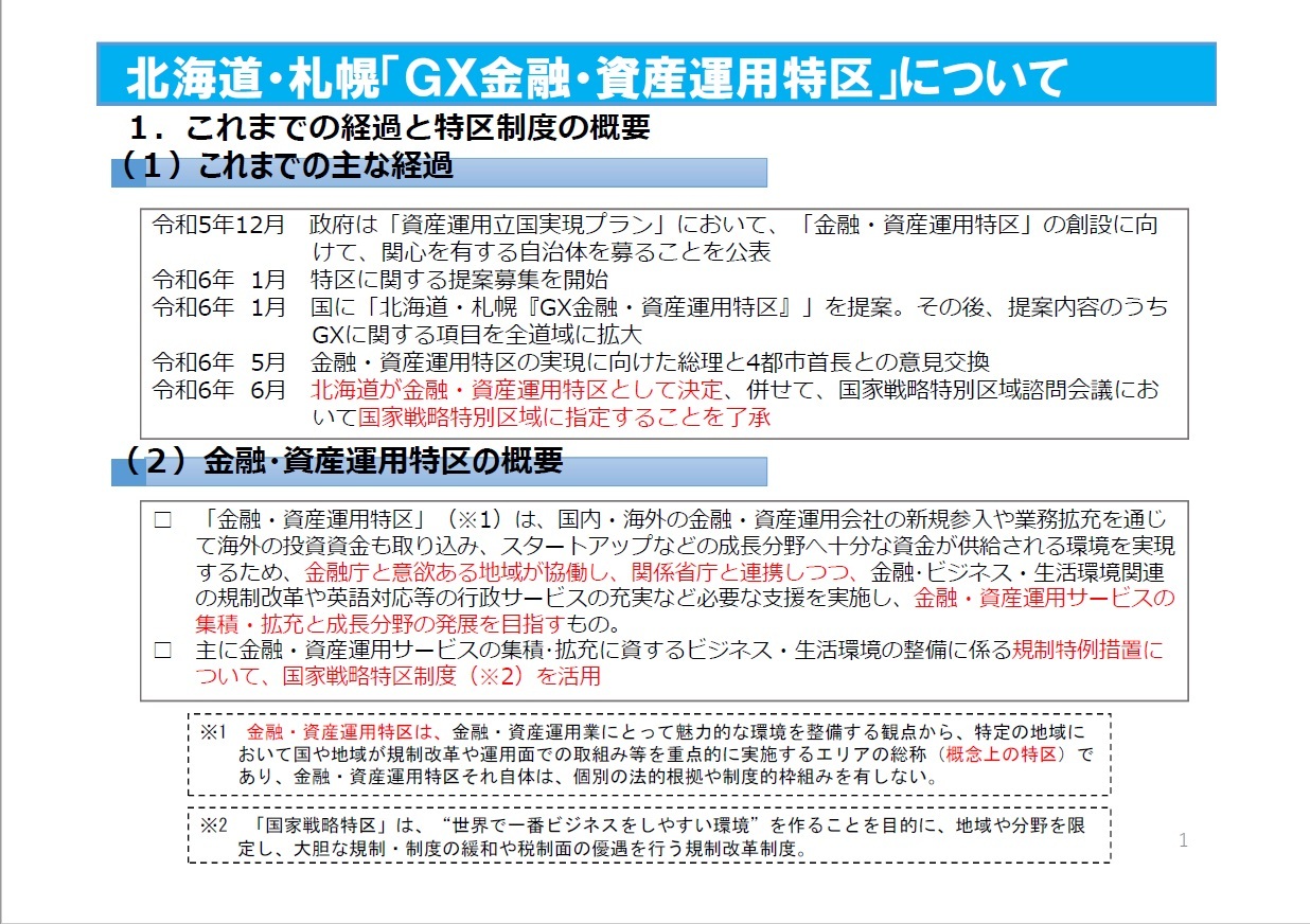 GX金融・資産運用特区