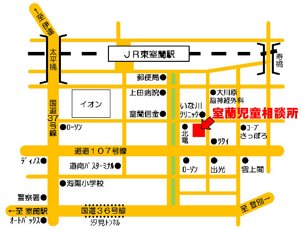 室蘭児童相談所＿地図