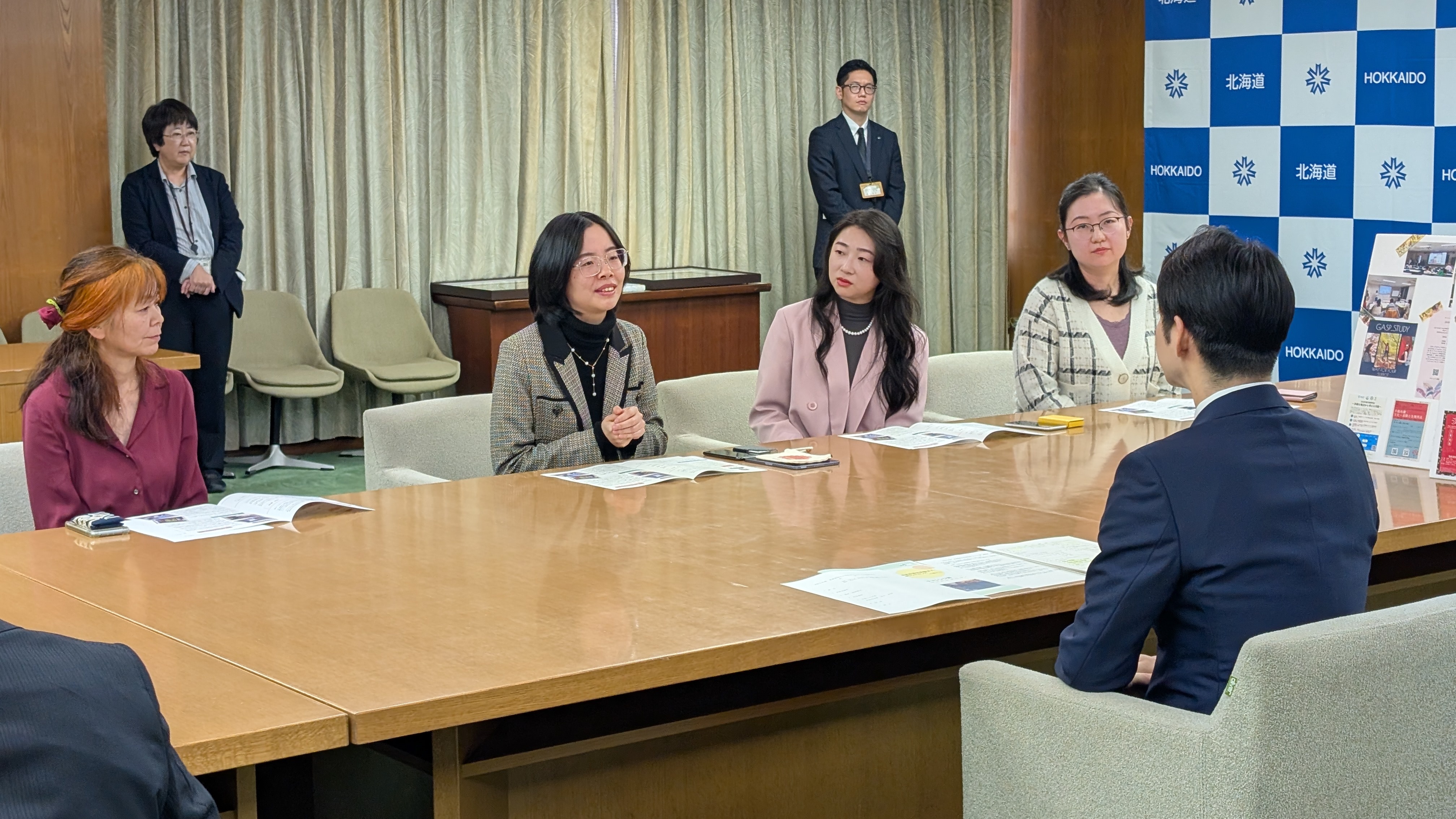 知事との懇談①