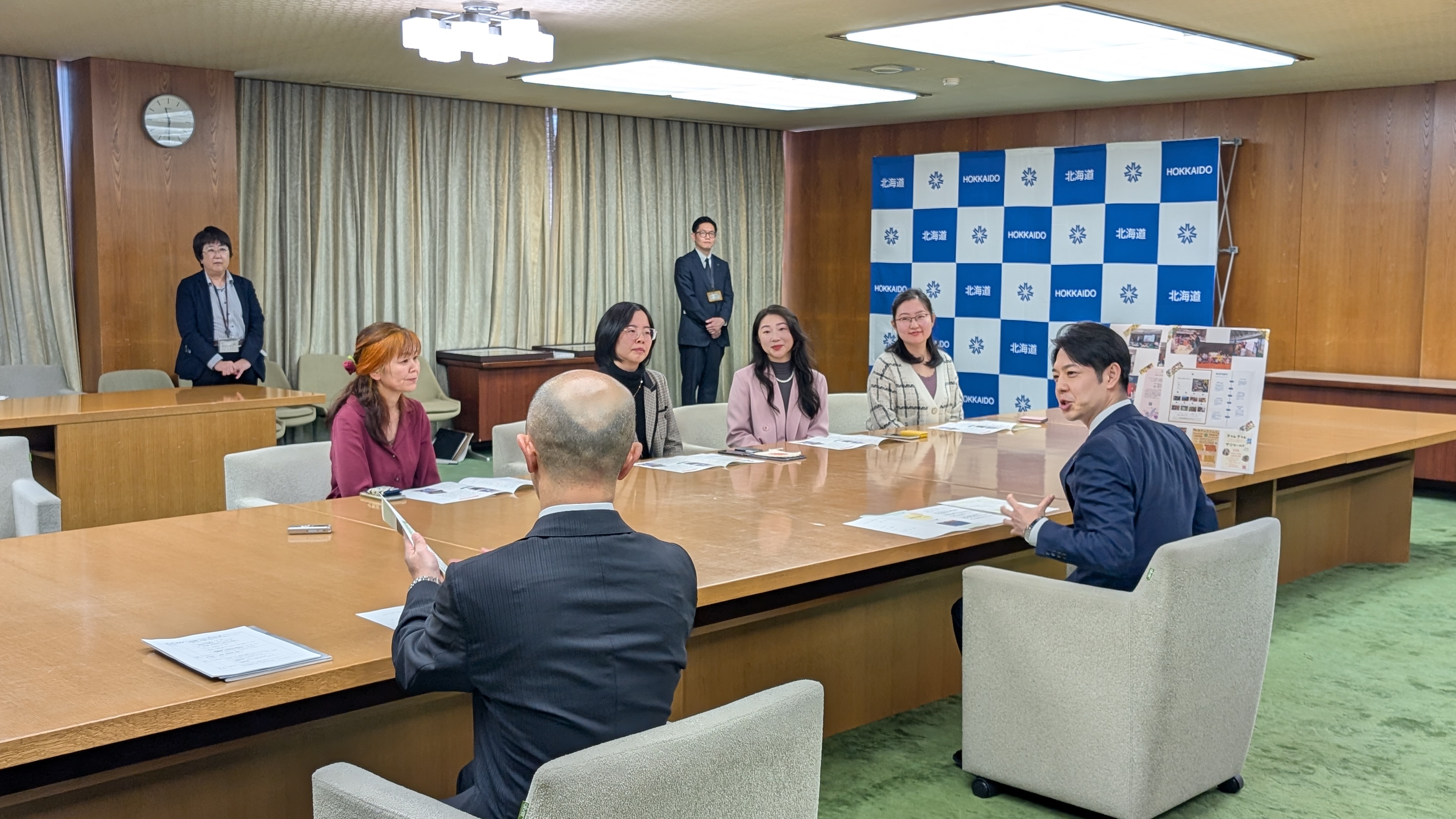 知事との懇談②