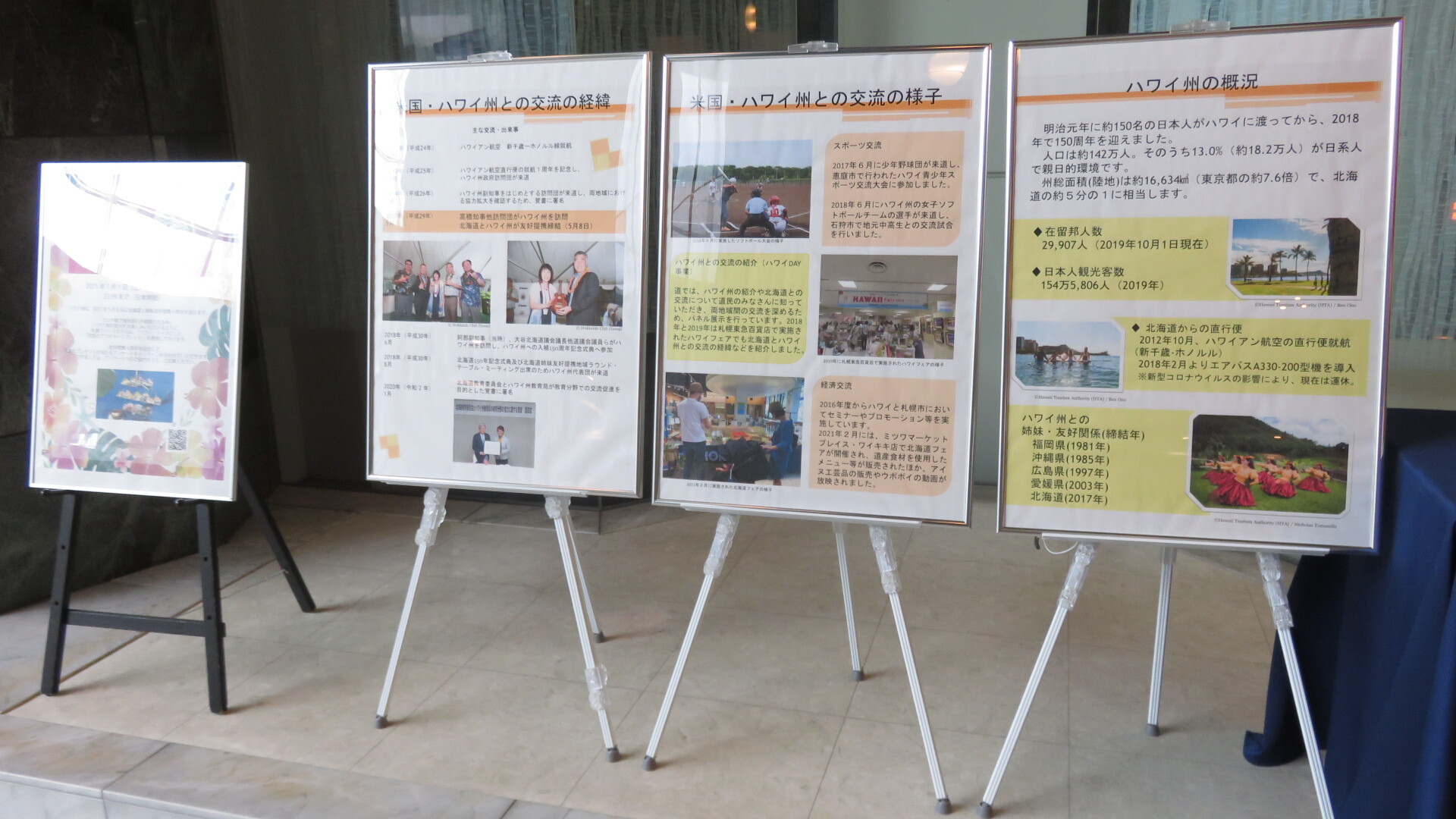 パネル展示の様子