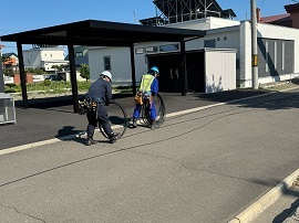 電気科2年7月訓練状況