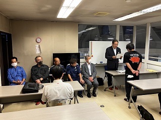 修了証書授与
