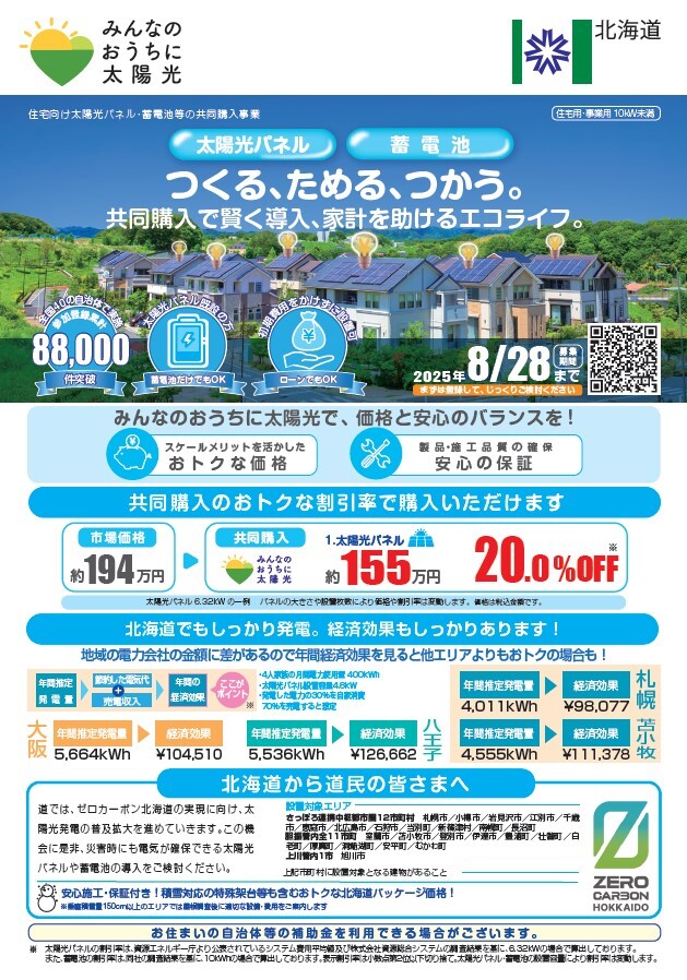 太陽光発電共同購入事業 - 経済部ゼロカーボン推進局ゼロカーボン戦略課