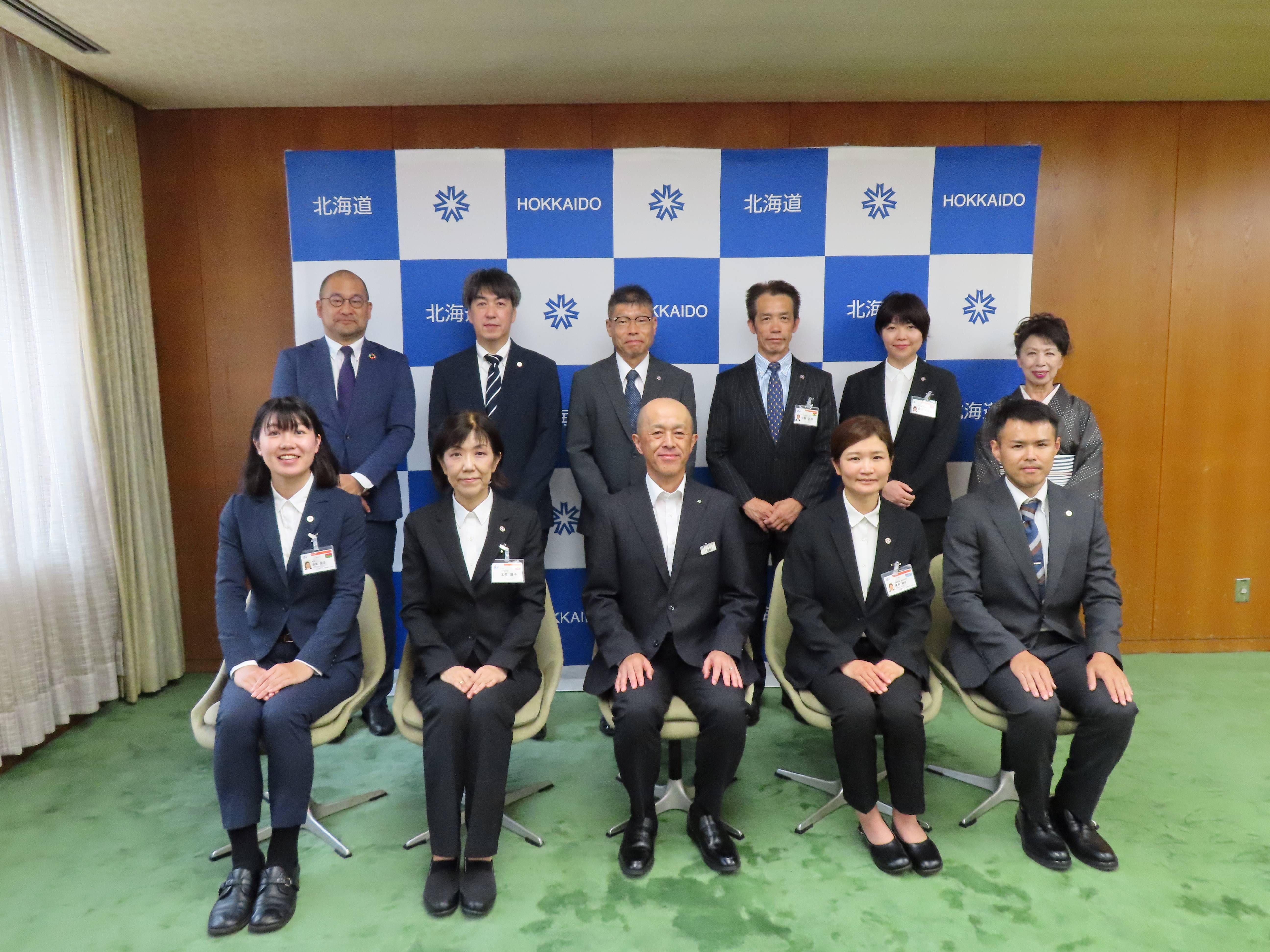 2024年度1次隊表敬訪問写真