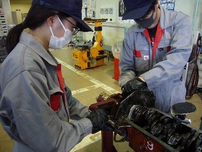 1年 エンジン分解組付