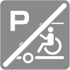 障がい者等用駐車場なし 障がい者等用駐車場なし