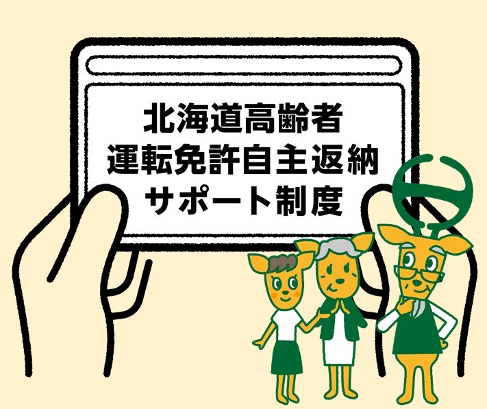 高齢者運転免許自主返納サポート制度のページ