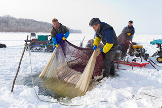 わかさぎ氷下漁見学ツアー2