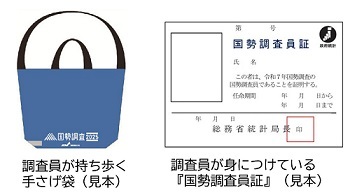 手さげ袋・調査員証