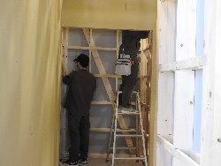 2年生内壁張り2