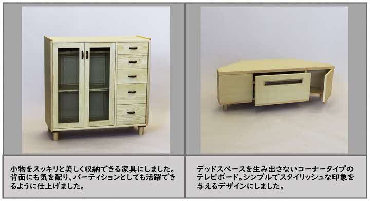 令和2年度　1年次後期自由製作作品1と2