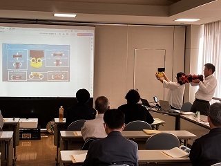 水中ドローン講義