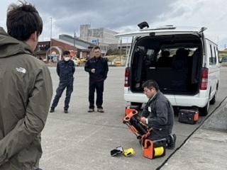 水中ドローンの実機