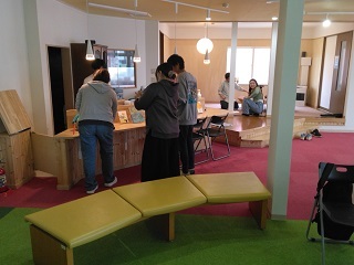 教室で動画撮影