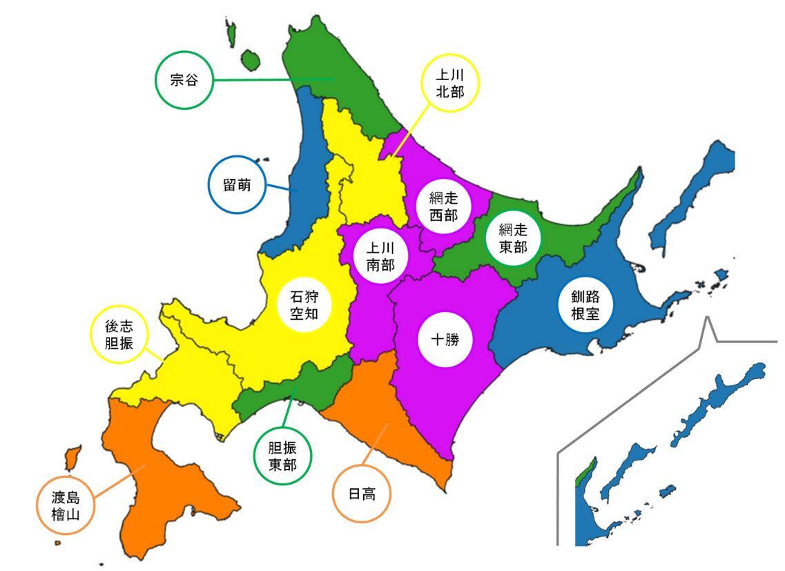 13計画区（同一色毎に樹立）