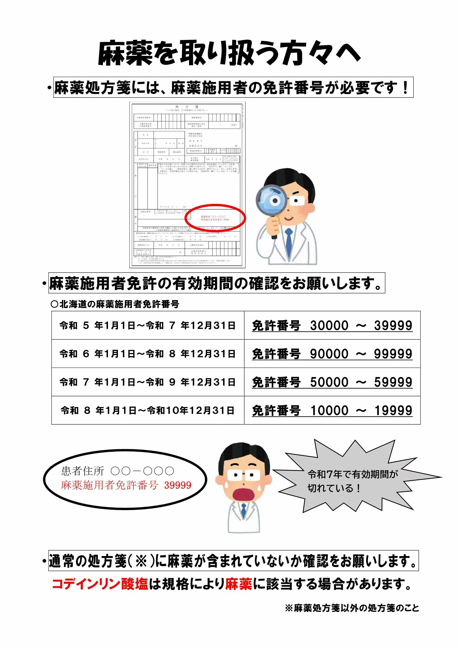 麻薬を取り扱う方々へ (JPG 365KB)