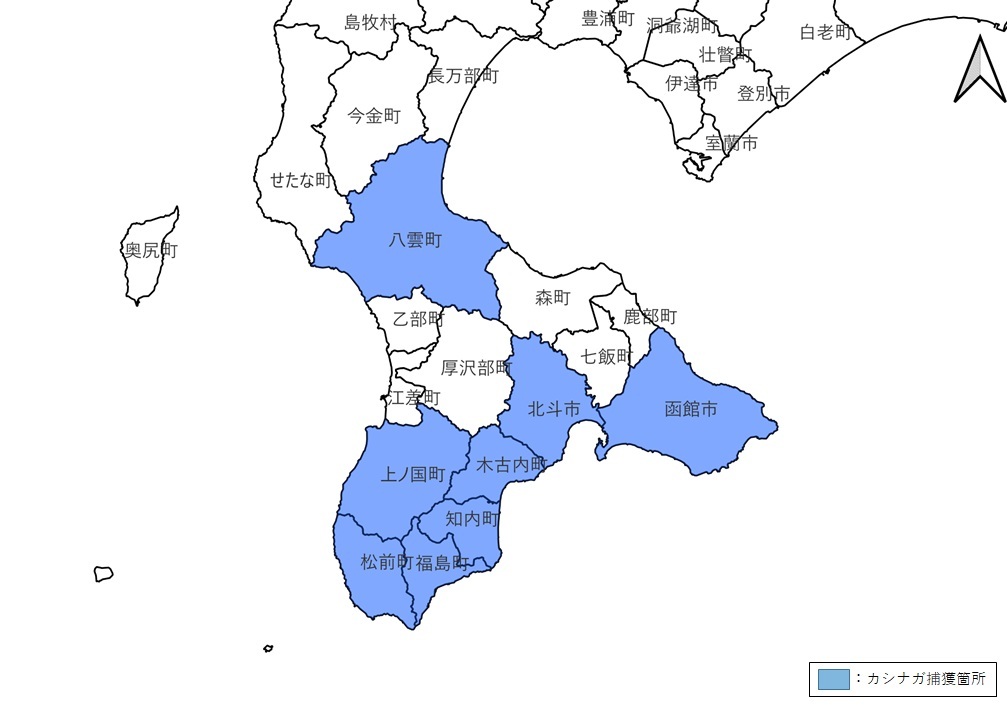 カシナガ生息調査結果