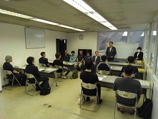 自動車整備科開講式分校長あいさつ