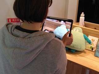 ぬいぐるみ動画撮影