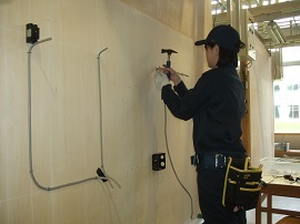 電気科1年6月訓練状況