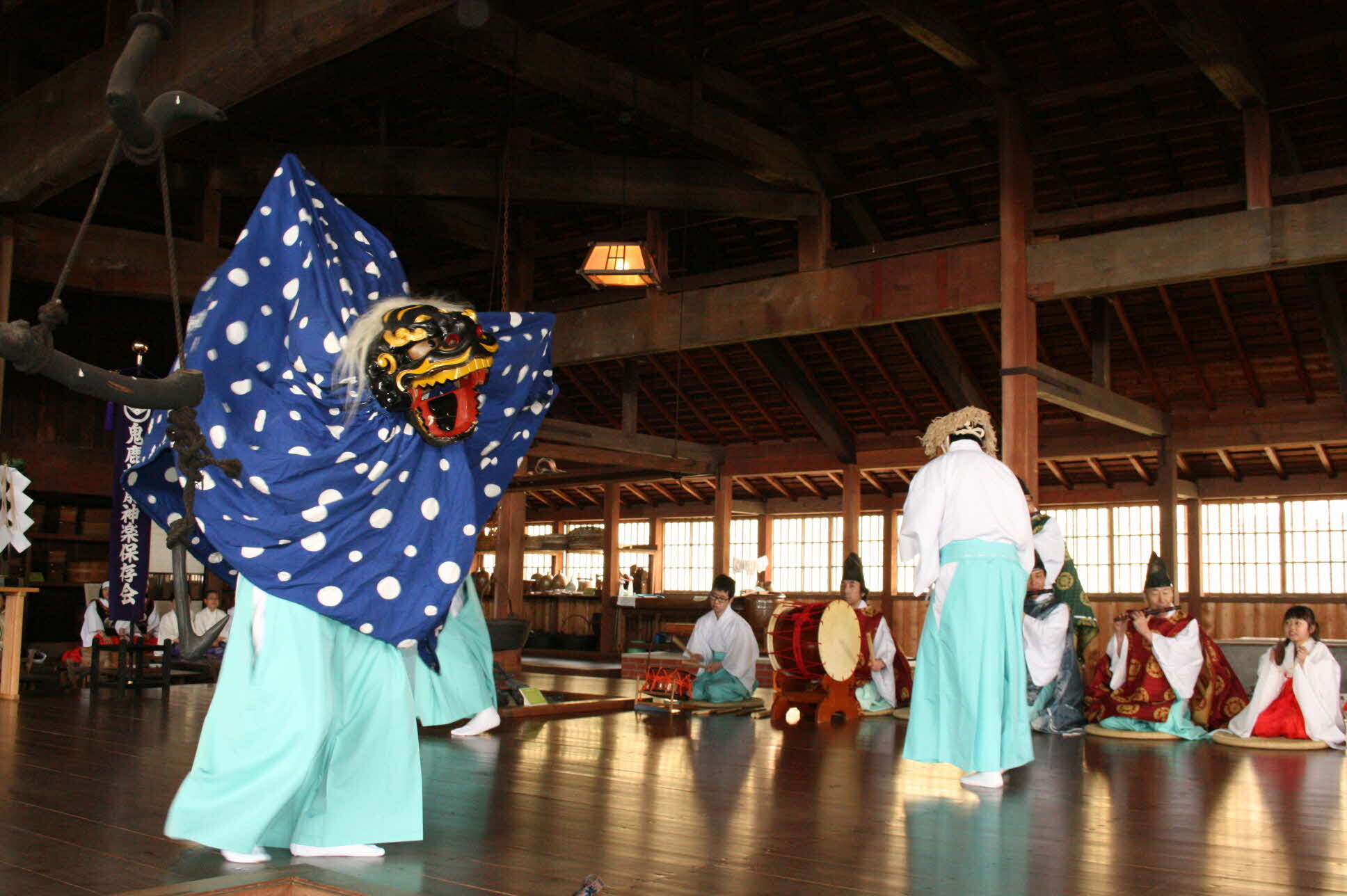 松前神楽練習見学