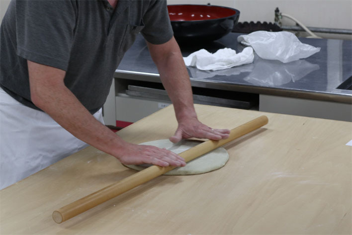 そば打ち体験-1