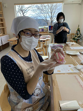 かわいいベコ餅（デコ餅）作り体験-1