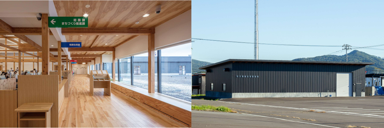 当麻町役場庁舎／防災備蓄品保管倉庫