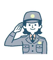 警察官のイラスト