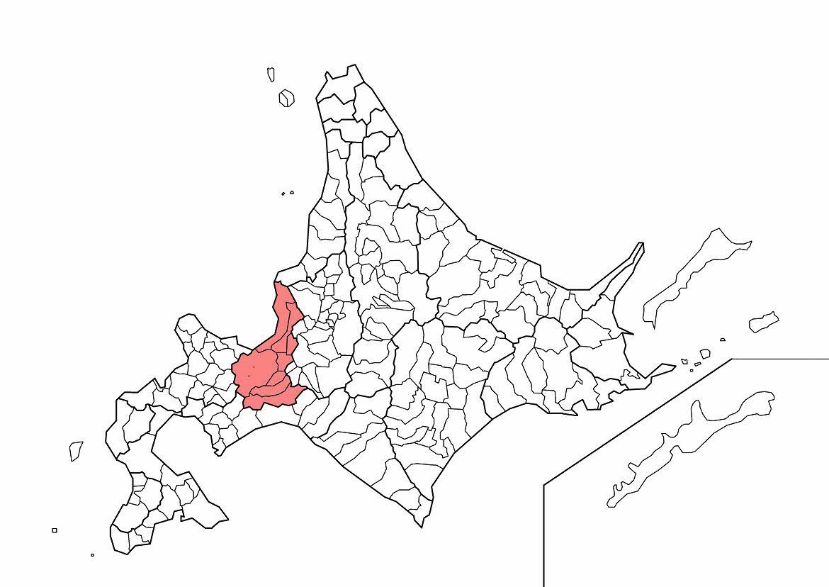 北海道地図（石狩）