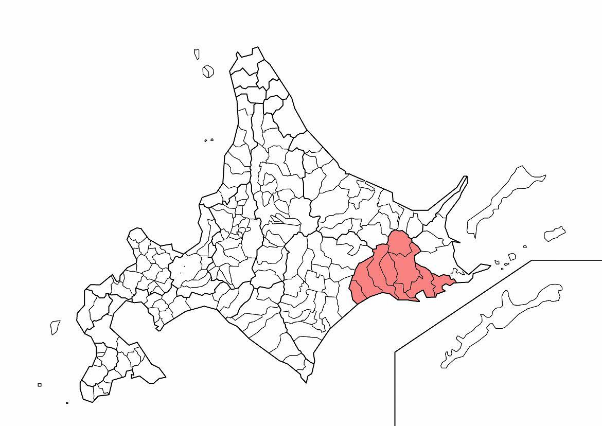 北海道地図（釧路）