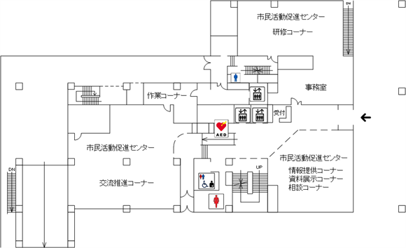 1Fフロア図