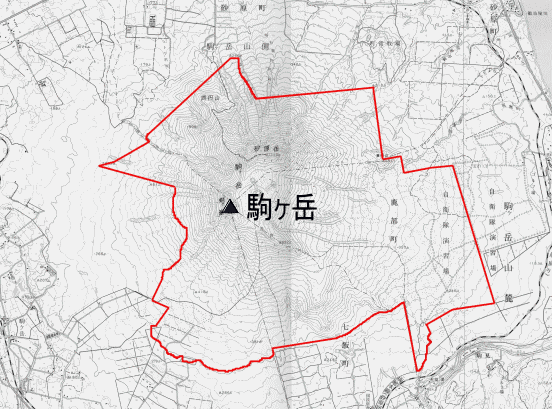 大沼国定公園 乗り入れ規制区域