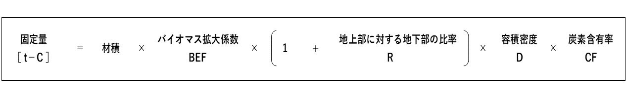 固定量の計算式