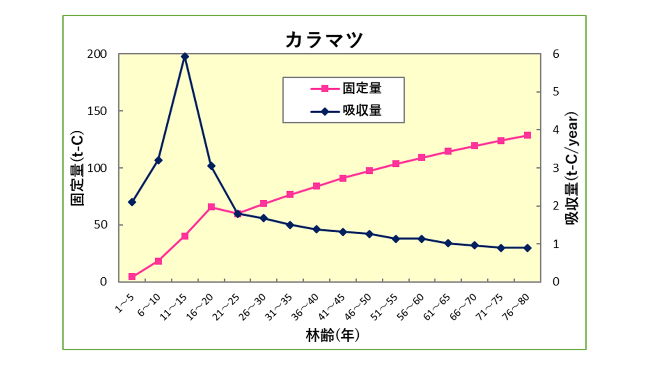 森林1ヘクタールではどのくらい蓄えているの？ - 水産林務部