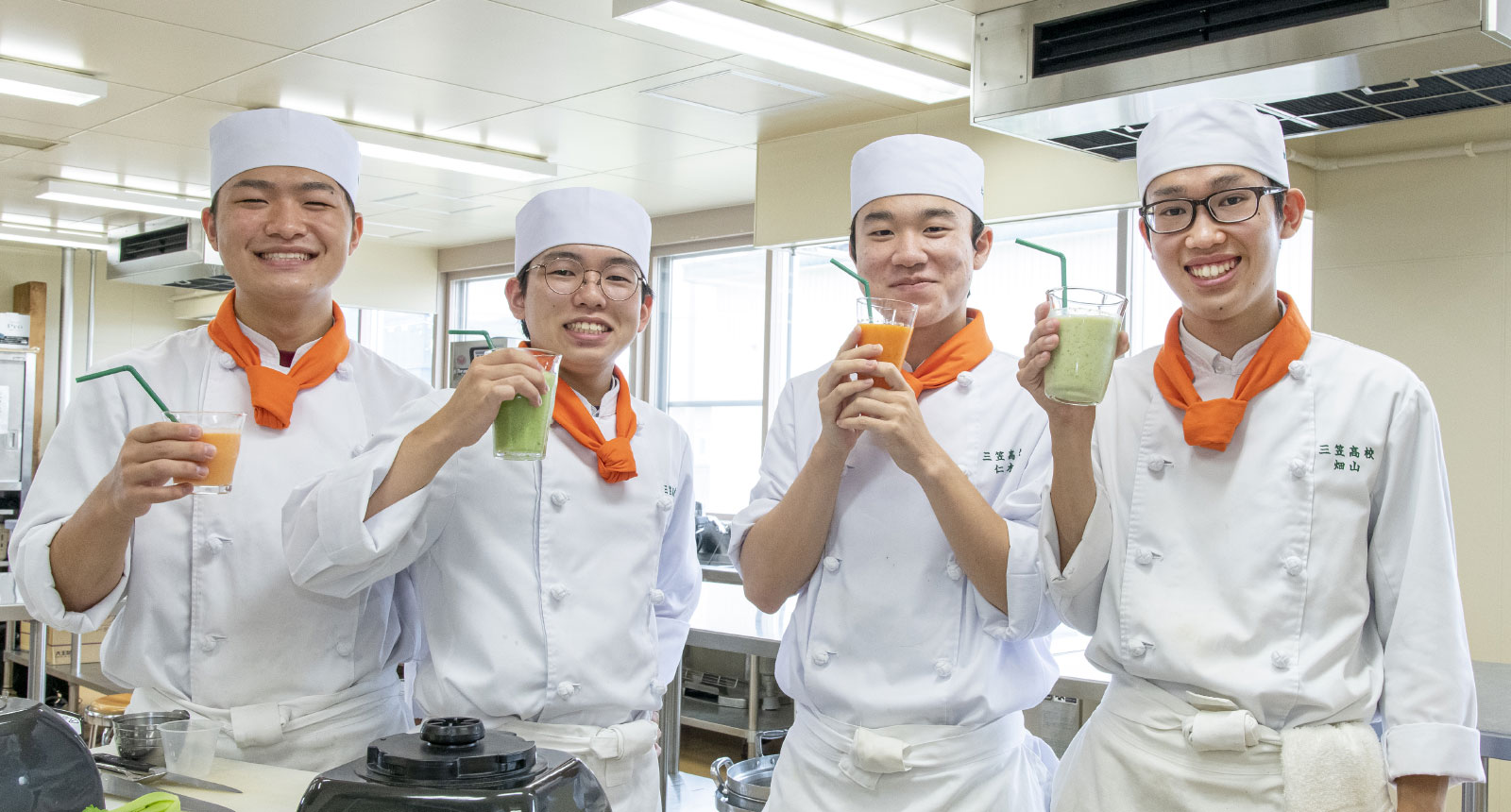 延塚 光さん/中鉢 龍斗さん/仁木 翼さん/畑山 陽太さん