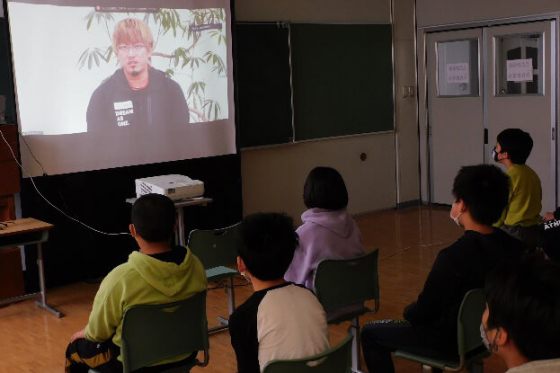 函館市立赤川小学校との交流の様子（2）