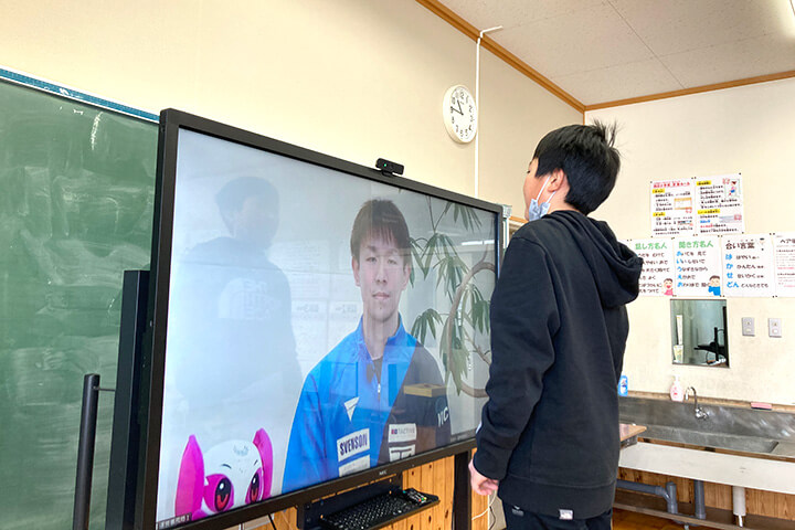 富良野市立鳥沼小学校との交流の様子(4)